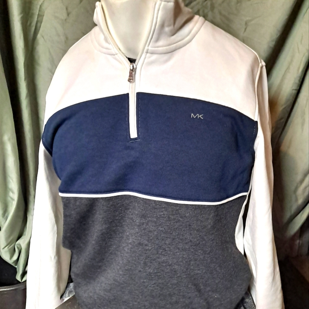 Michael Kors half zip pull over jacket
